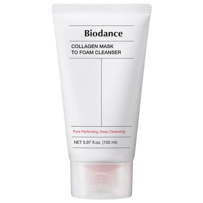 Collagen Mask to Foam Cleanser