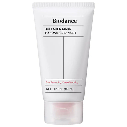 Collagen Mask to Foam Cleanser