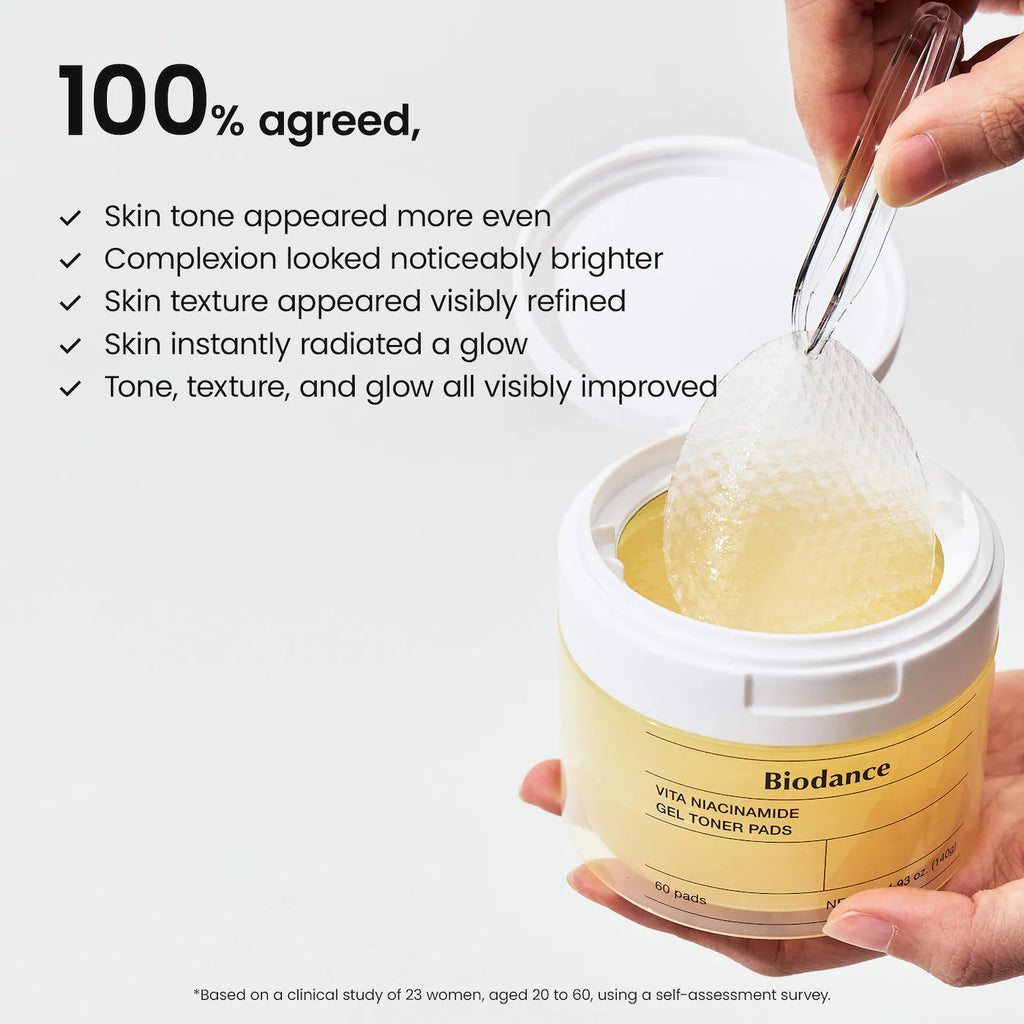 Vita Niacinamide Gel Toner Pads