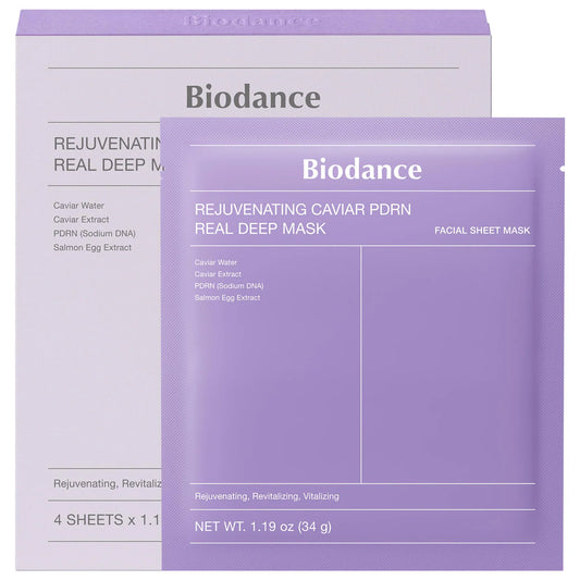 Rejuvenating Caviar PDRN Real Deep Mask (4 Pack)