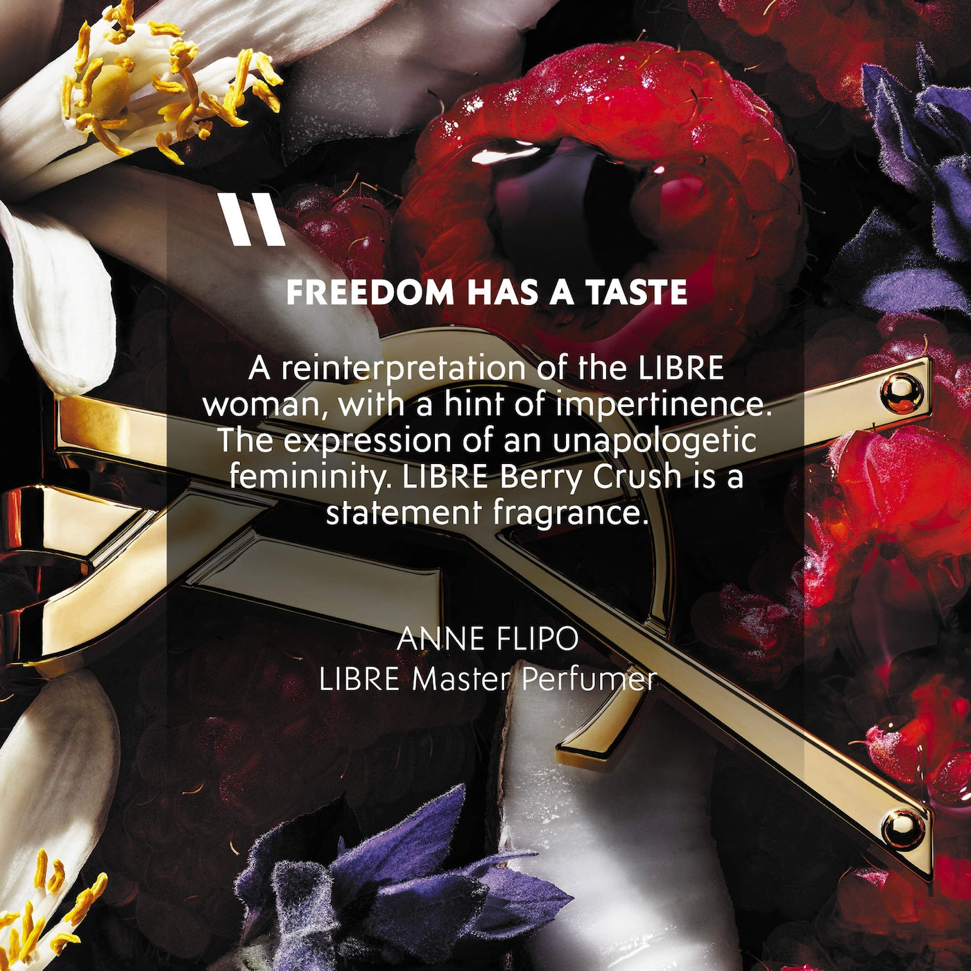 Libre Berry Crush Eau De Parfum with Raspberry