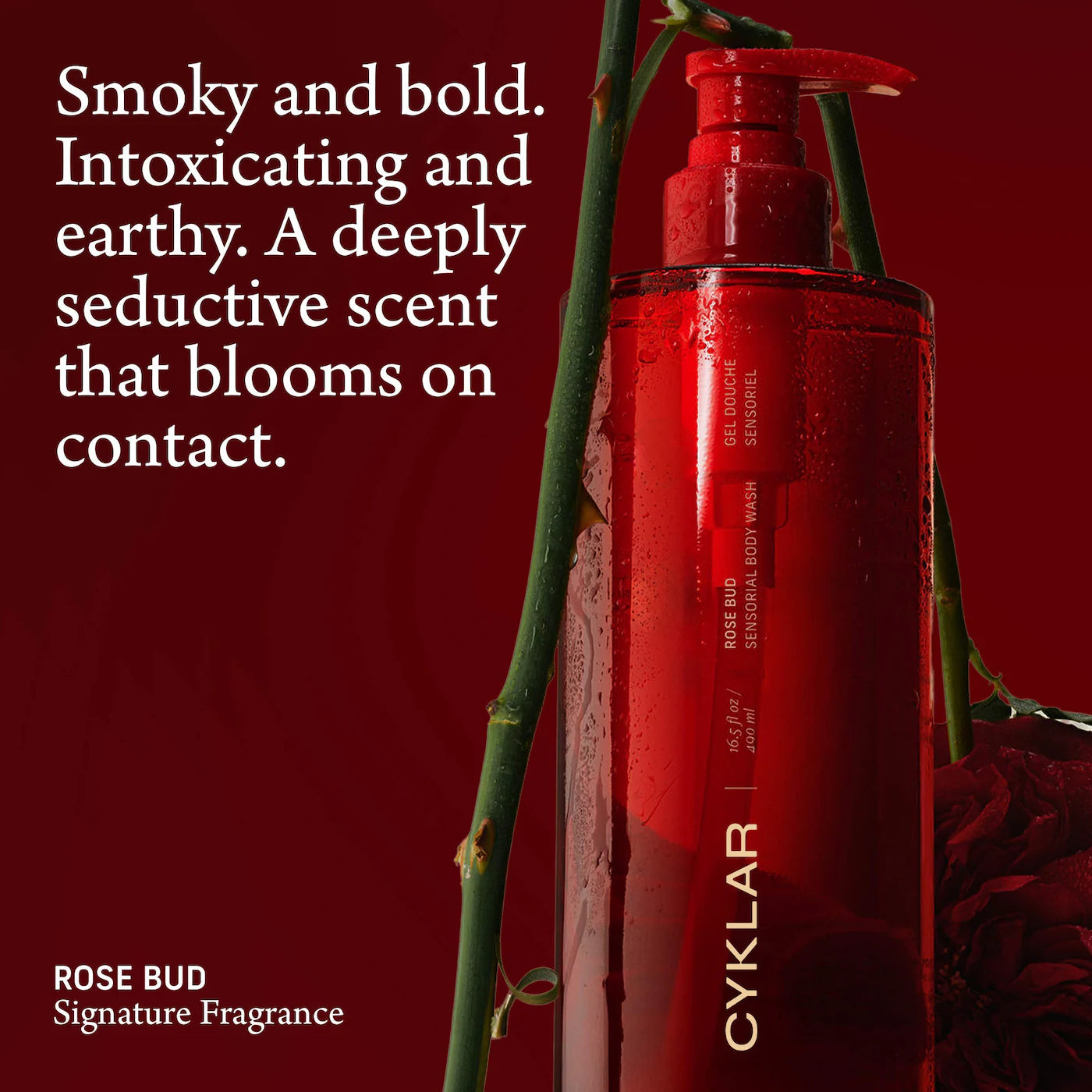 Rose Bud Sensorial Body Wash for Moisture Barrier