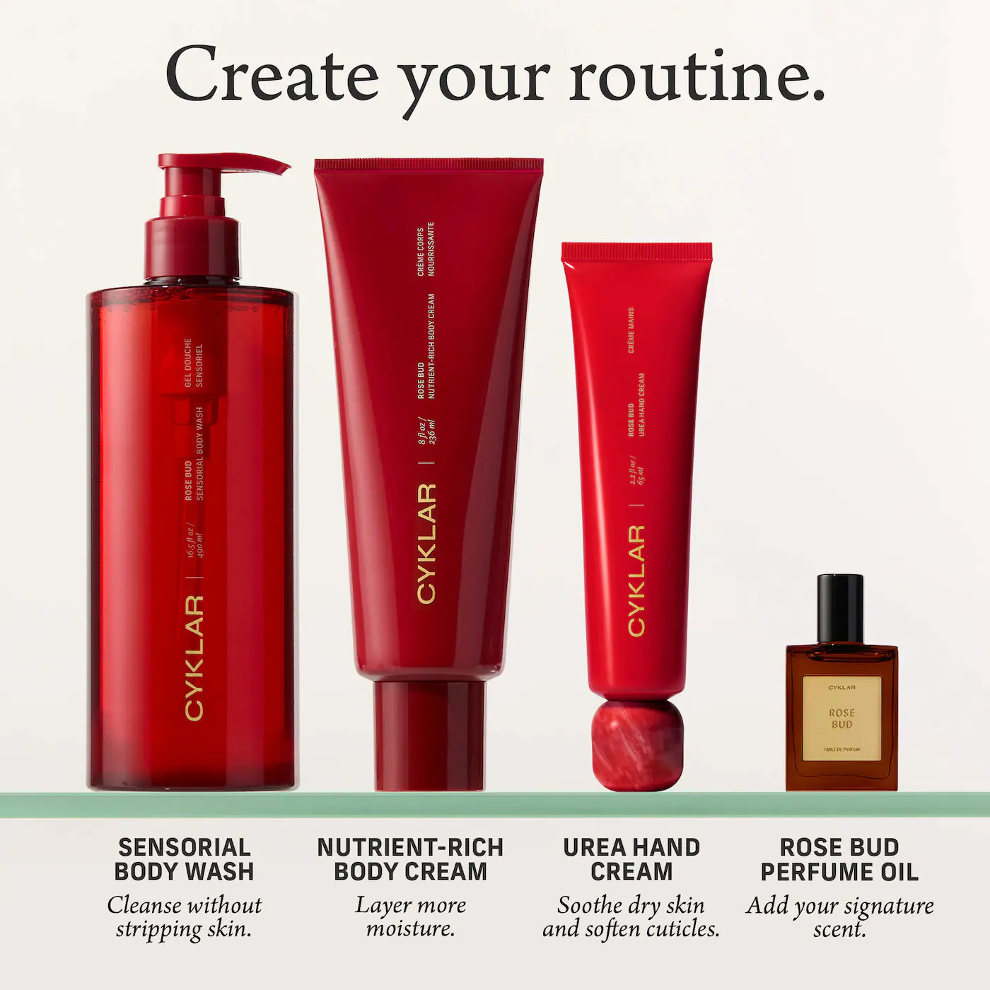 Rose Bud Sensorial Body Wash for Moisture Barrier
