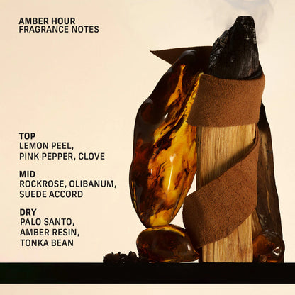 Amber Hour Roll-On Perfume Oil with Palo Santo and Tonka Bean