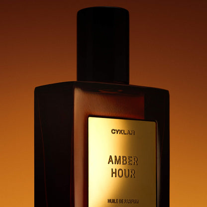 Amber Hour Roll-On Perfume Oil with Palo Santo and Tonka Bean
