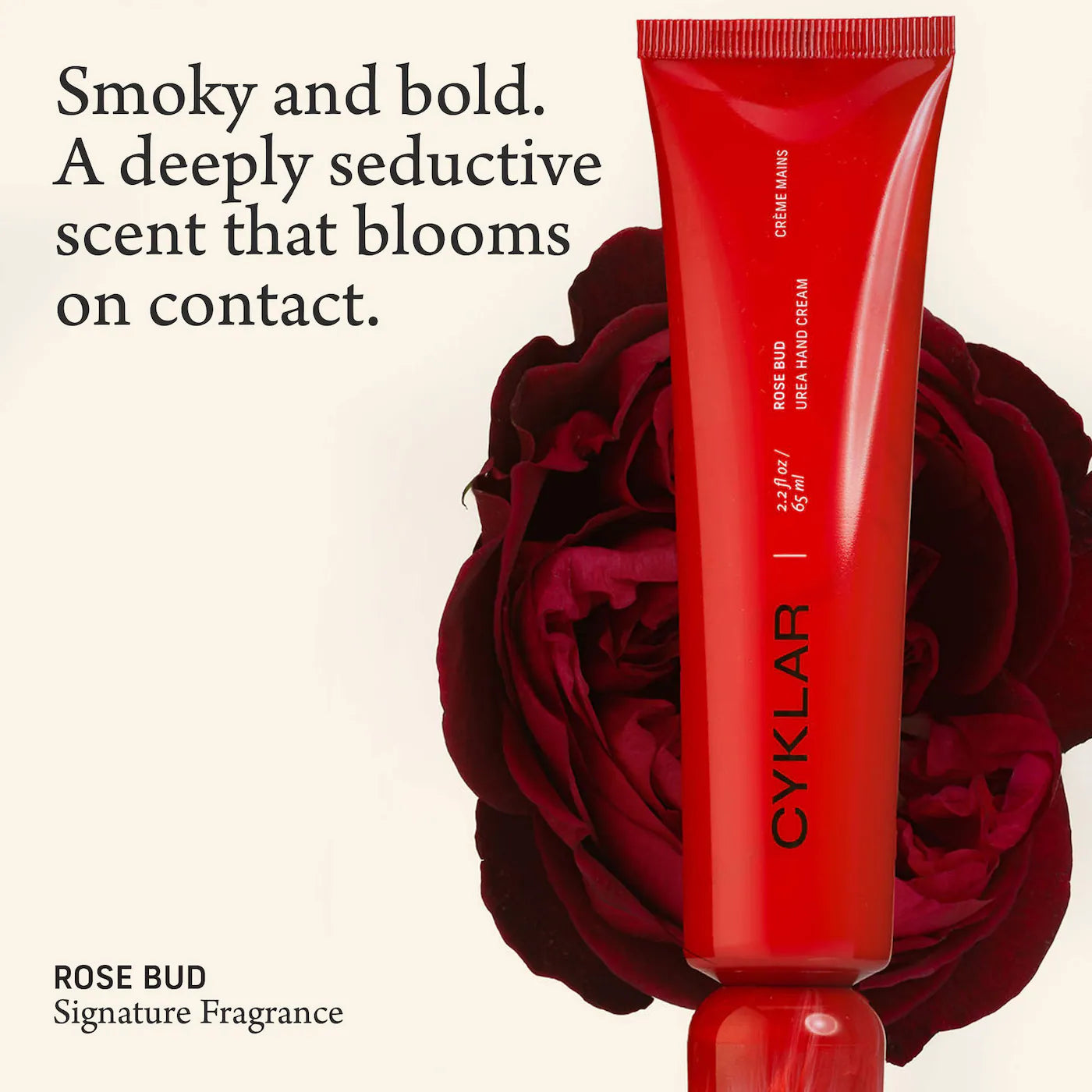 Rose Bud Urea Hand Cream with Ectoin and Squalane