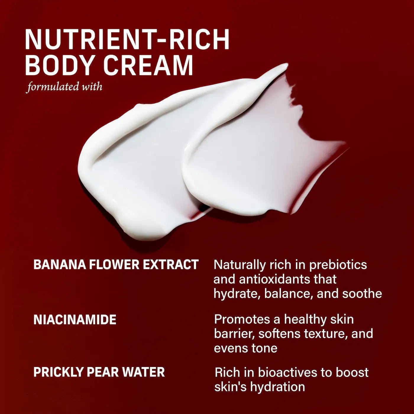 Rose Bud Nutrient-Rich Body Cream with Niacinamide