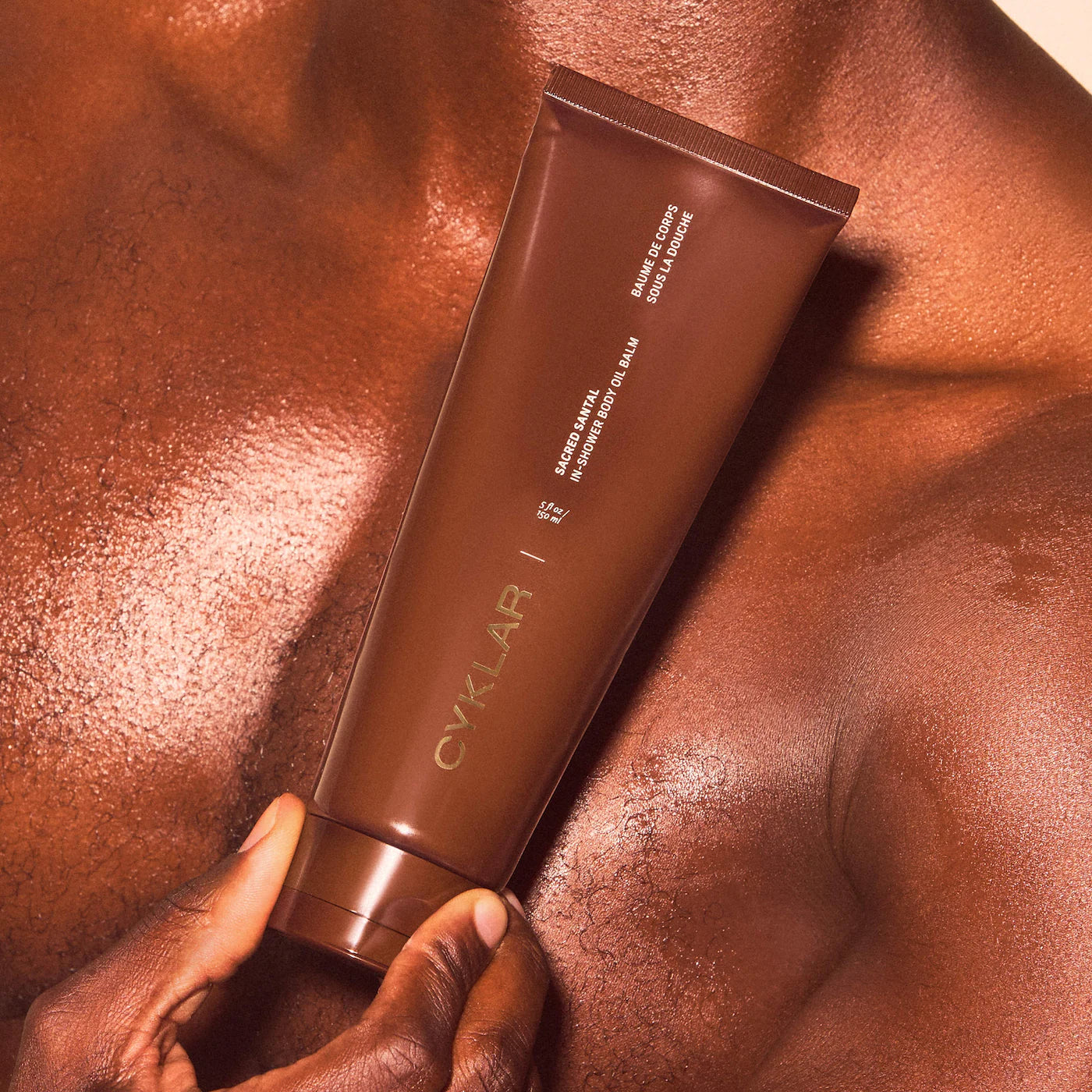 Sacred Santal In-Shower Body Oil Balm with Ceramides