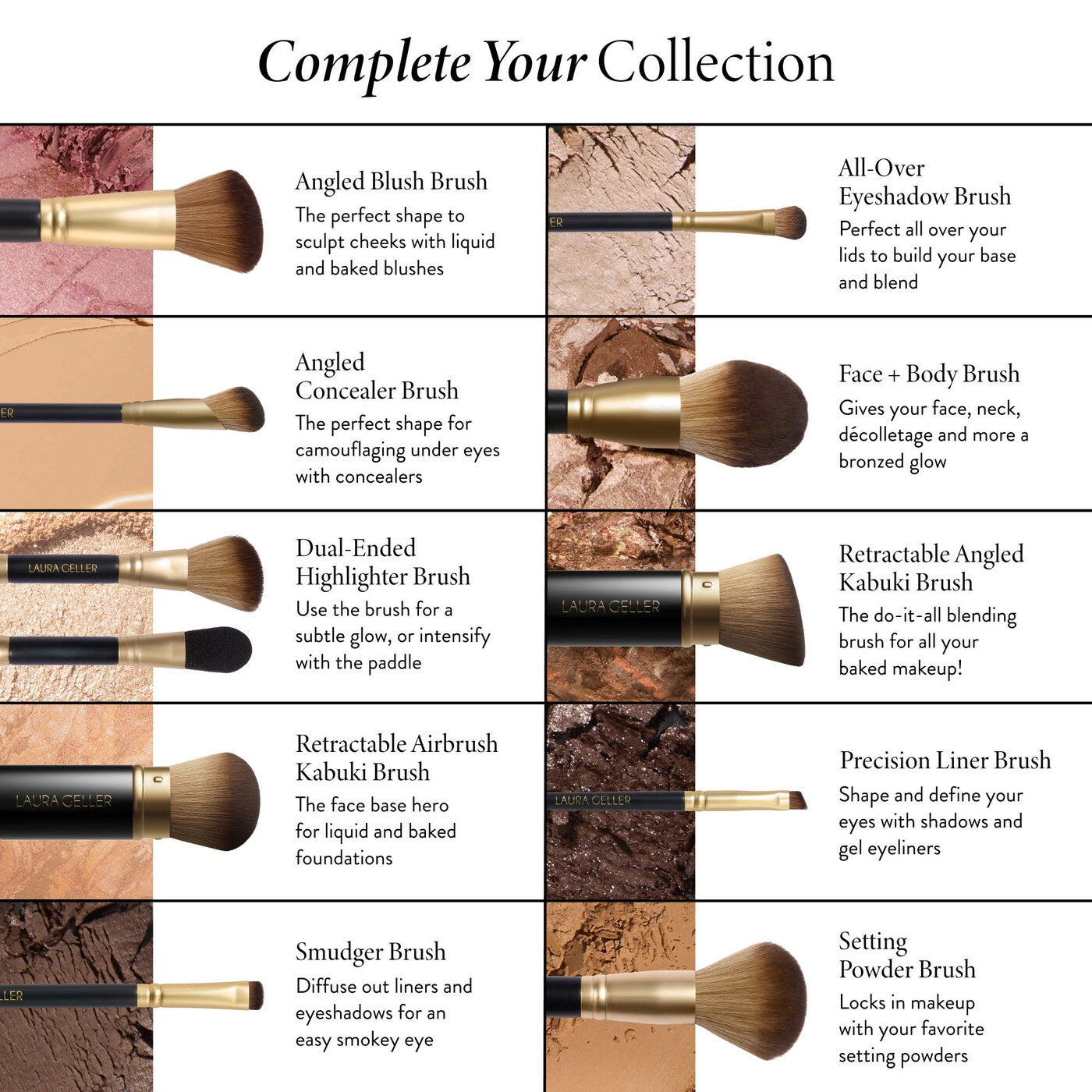 The Brush Vault Makeup Brush Set