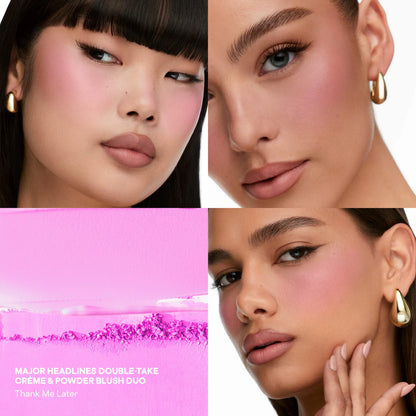 Major Headlines Double-Take Crème & Powder Blush Duo