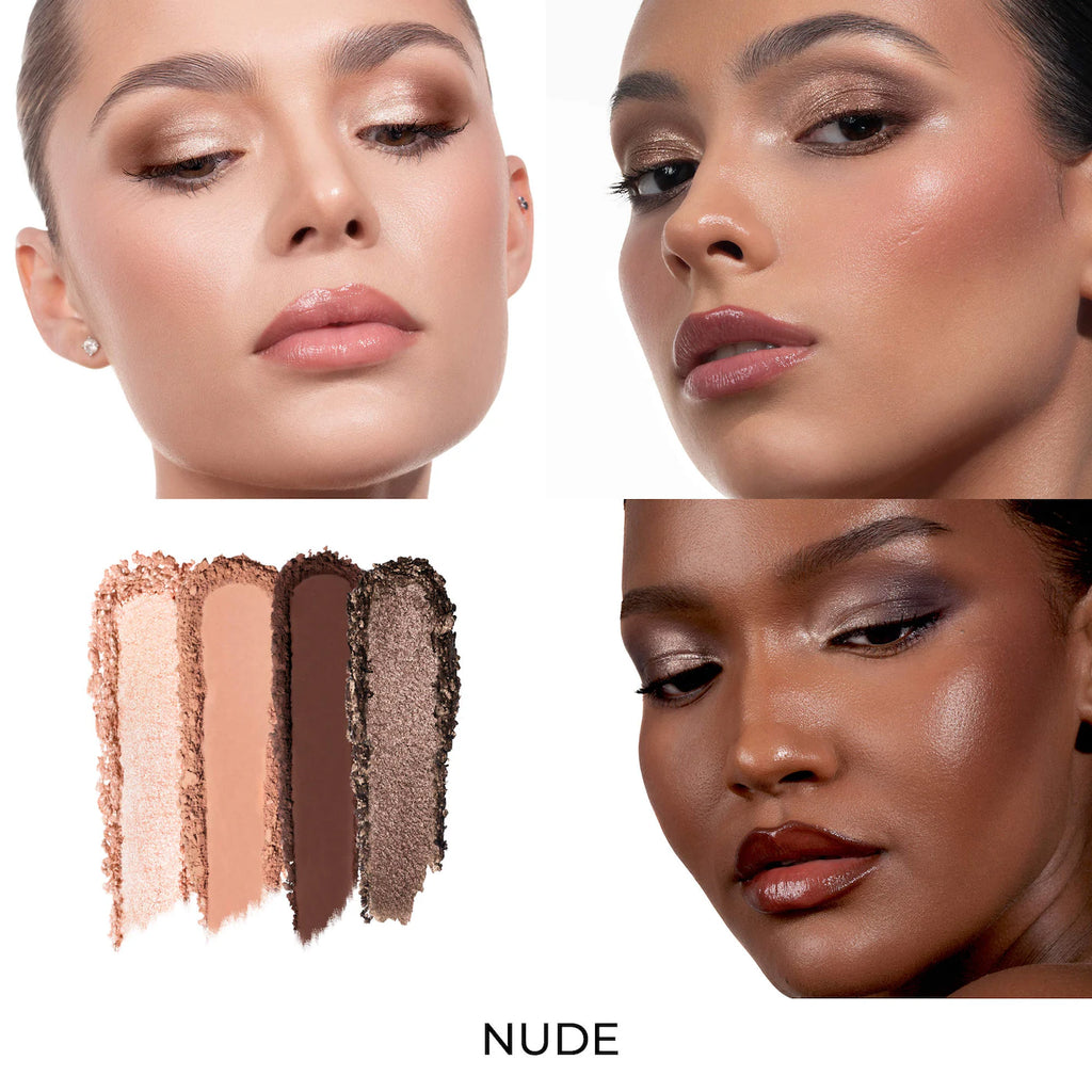 Luxe Glam Compact Quad Eyeshadow Palette