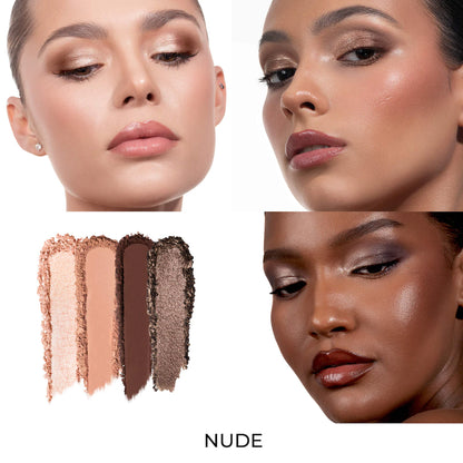 Luxe Glam Compact Quad Eyeshadow Palette