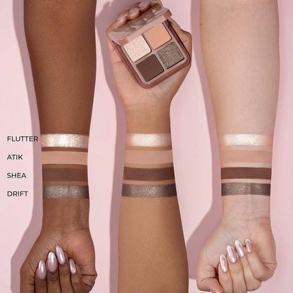 Luxe Glam Compact Quad Eyeshadow Palette