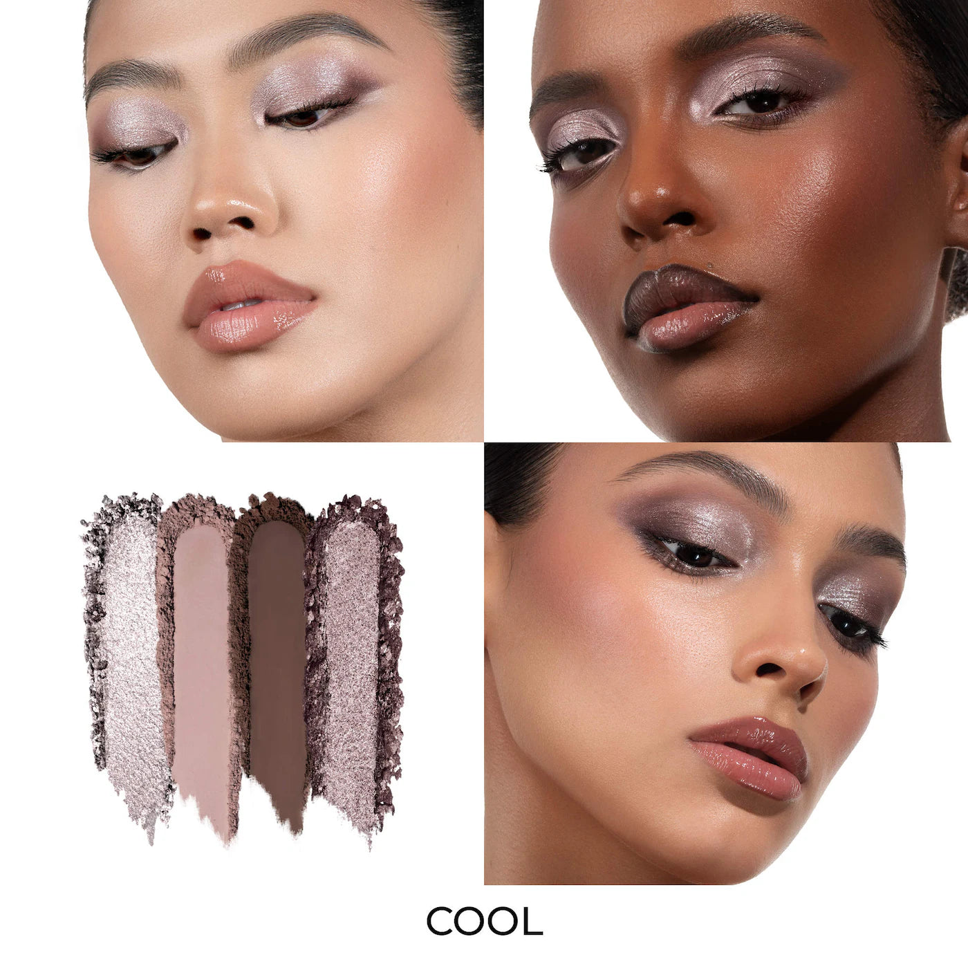 Luxe Glam Compact Quad Eyeshadow Palette