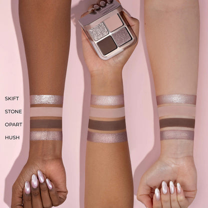 Luxe Glam Compact Quad Eyeshadow Palette