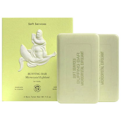 Green Banana Buffing Bar Exfoliating Body Bar for KP and Ingrown Hair