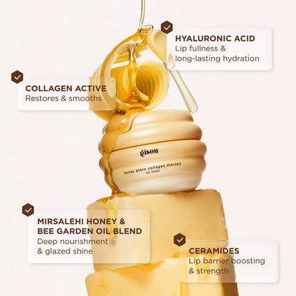 Honey Glaze Collagen Therapy Lip Mask