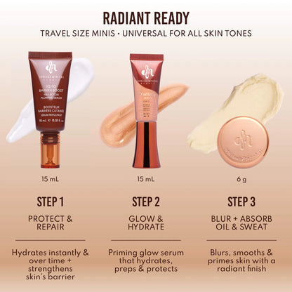 Mini Yummy Skin Glow Finish Skin Prep Essential Kit