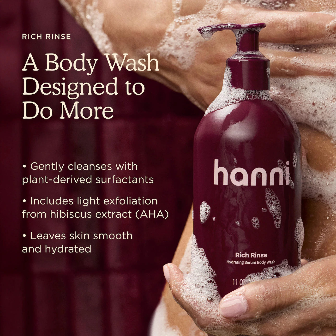 Rich Rinse Moisture Serum Body Wash