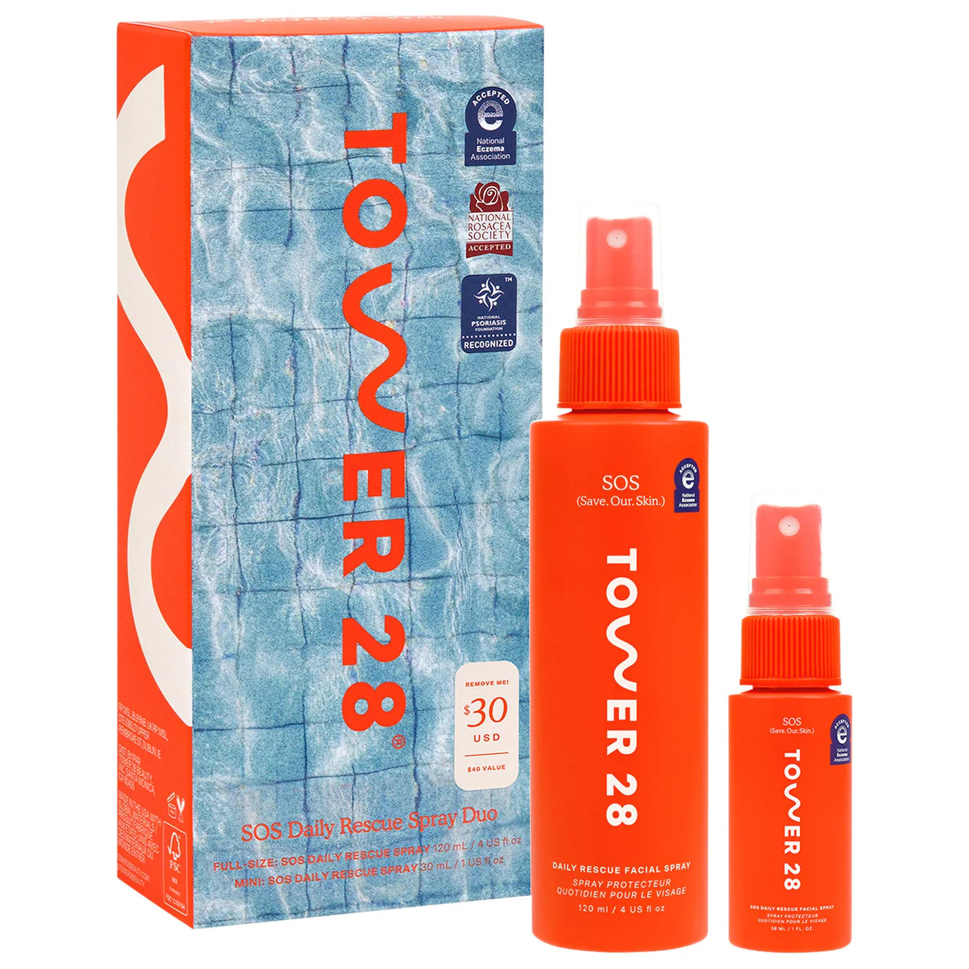 SOS Hypochlorous Acid Spray Duo Skincare Set