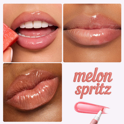maracuja juicy lip plumping peptide gloss with charm
