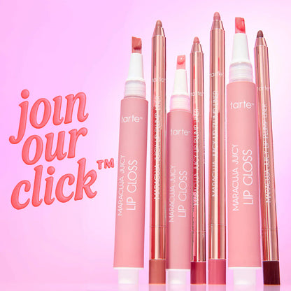 maracuja juicy lip plumping peptide gloss with charm