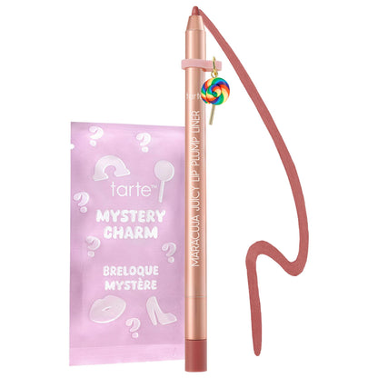 maracuja juicy lip plump peptide liner with charm
