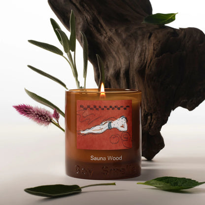 Sauna Wood Candle