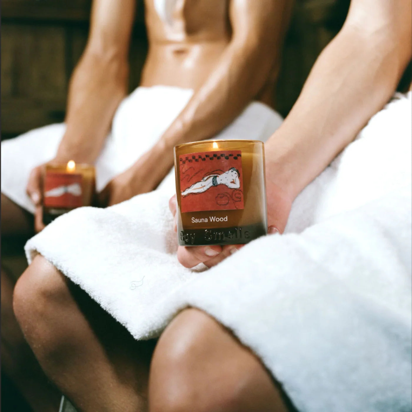 Sauna Wood Candle