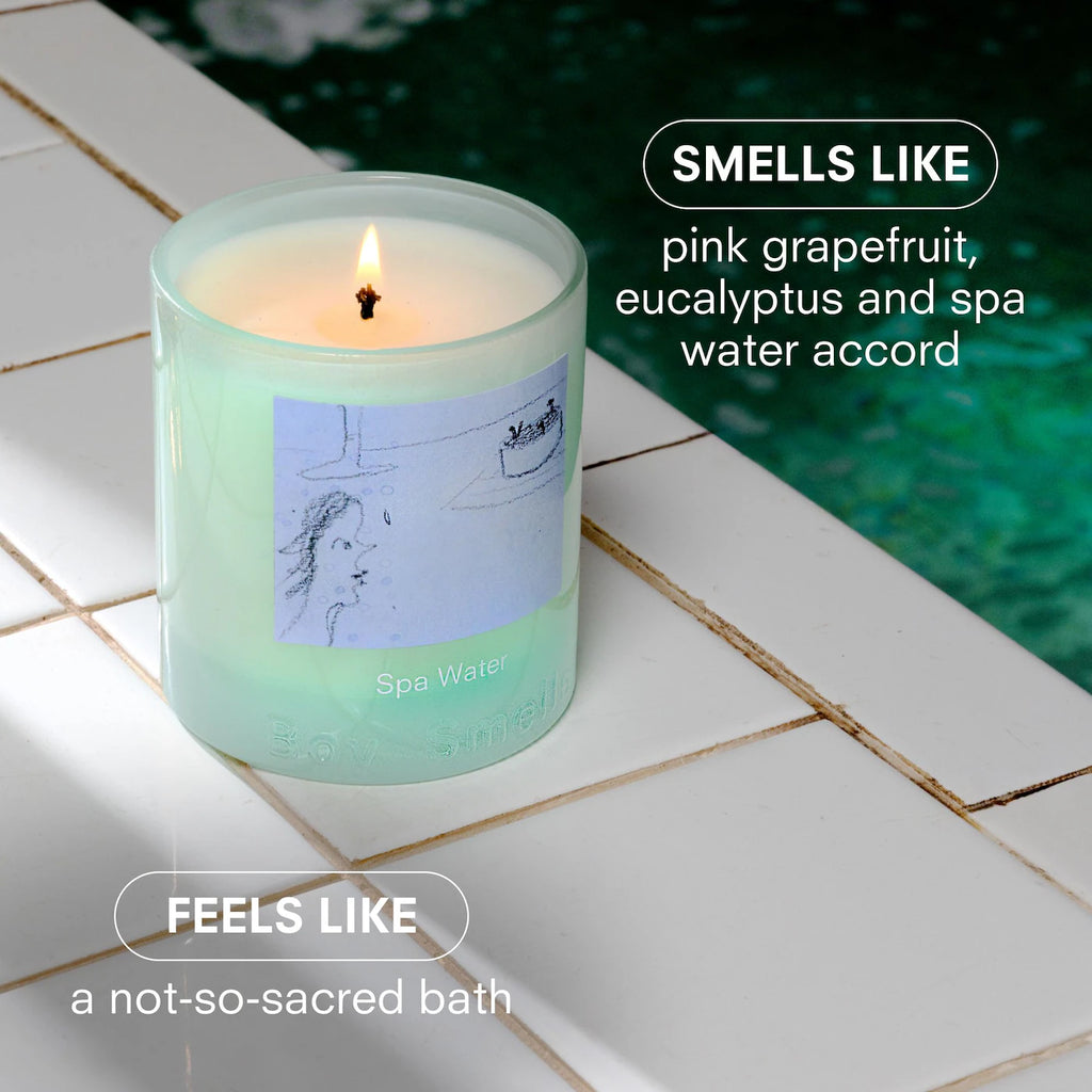 Spa Water Candle
