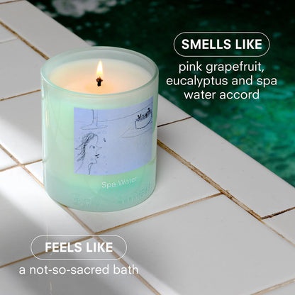 Spa Water Candle