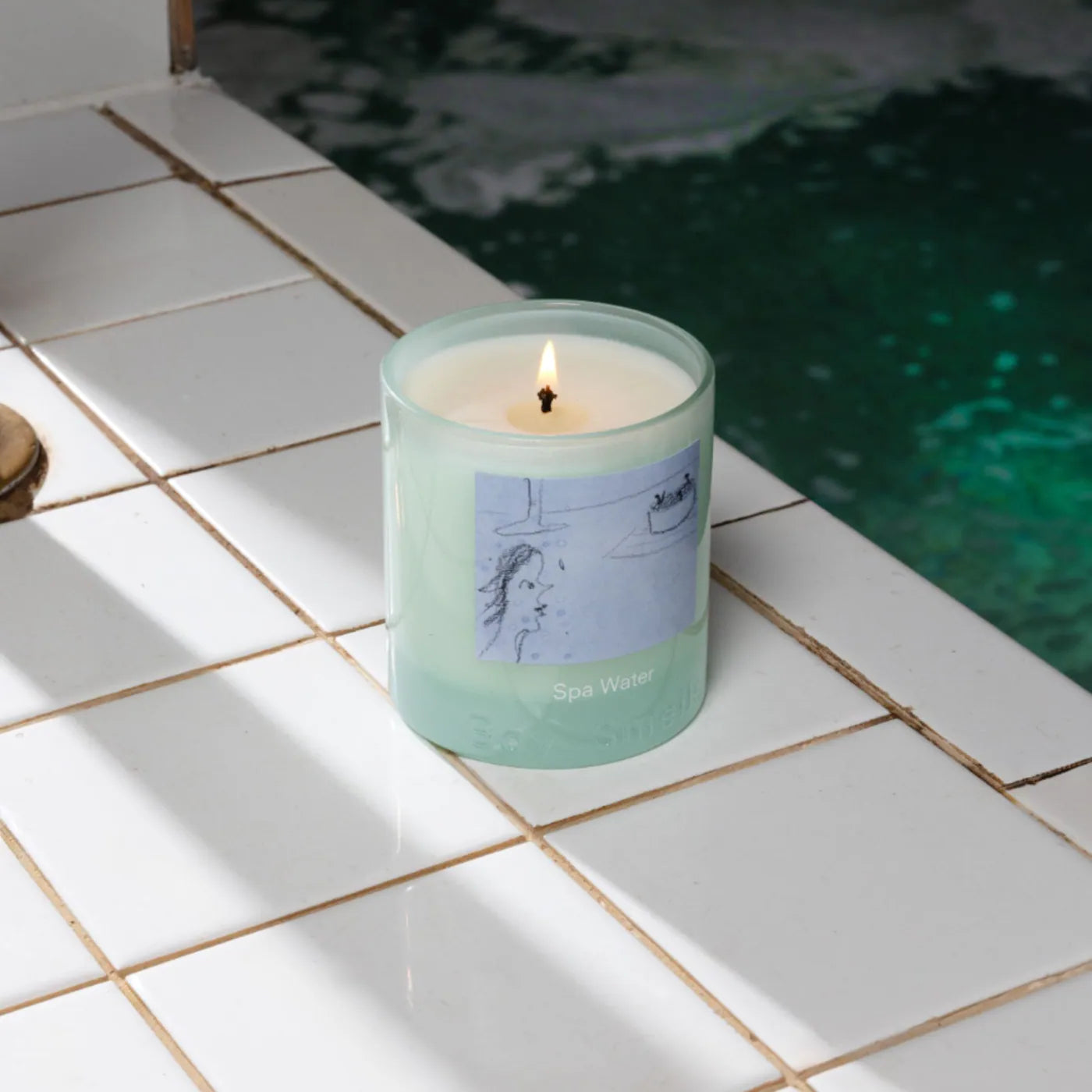 Spa Water Candle