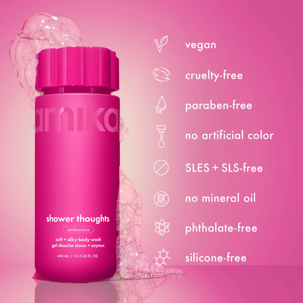 Shower Thoughts Soft + Silky Body Wash with AHA and Glycerin