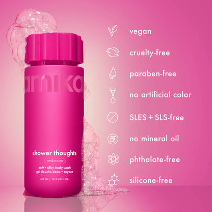 Shower Thoughts Soft + Silky Body Wash with AHA and Glycerin
