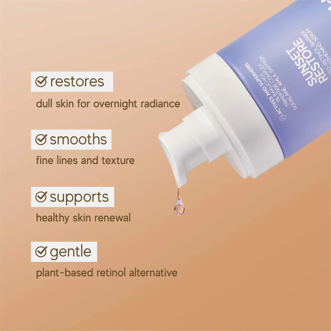 Sunset Restore Retinol Alternative Barrier Repair Serum