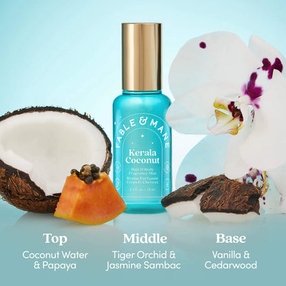 Kerala Coconut Hair & Body Mist with Orchid + Vanilla
