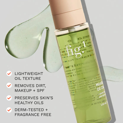 Micellar Oil Refillable Cleanser for SPF + Makeup Removal