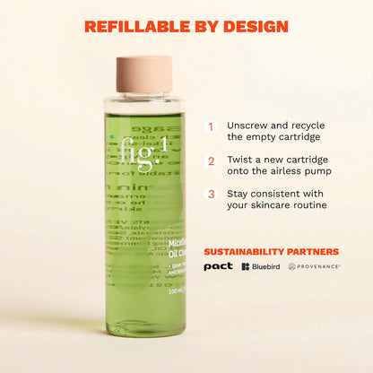 Micellar Oil Refillable Cleanser for SPF + Makeup Removal