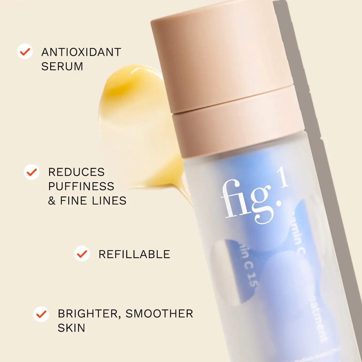 Vitamin C 15% Refillable Treatment Serum to Brighten and Smooth