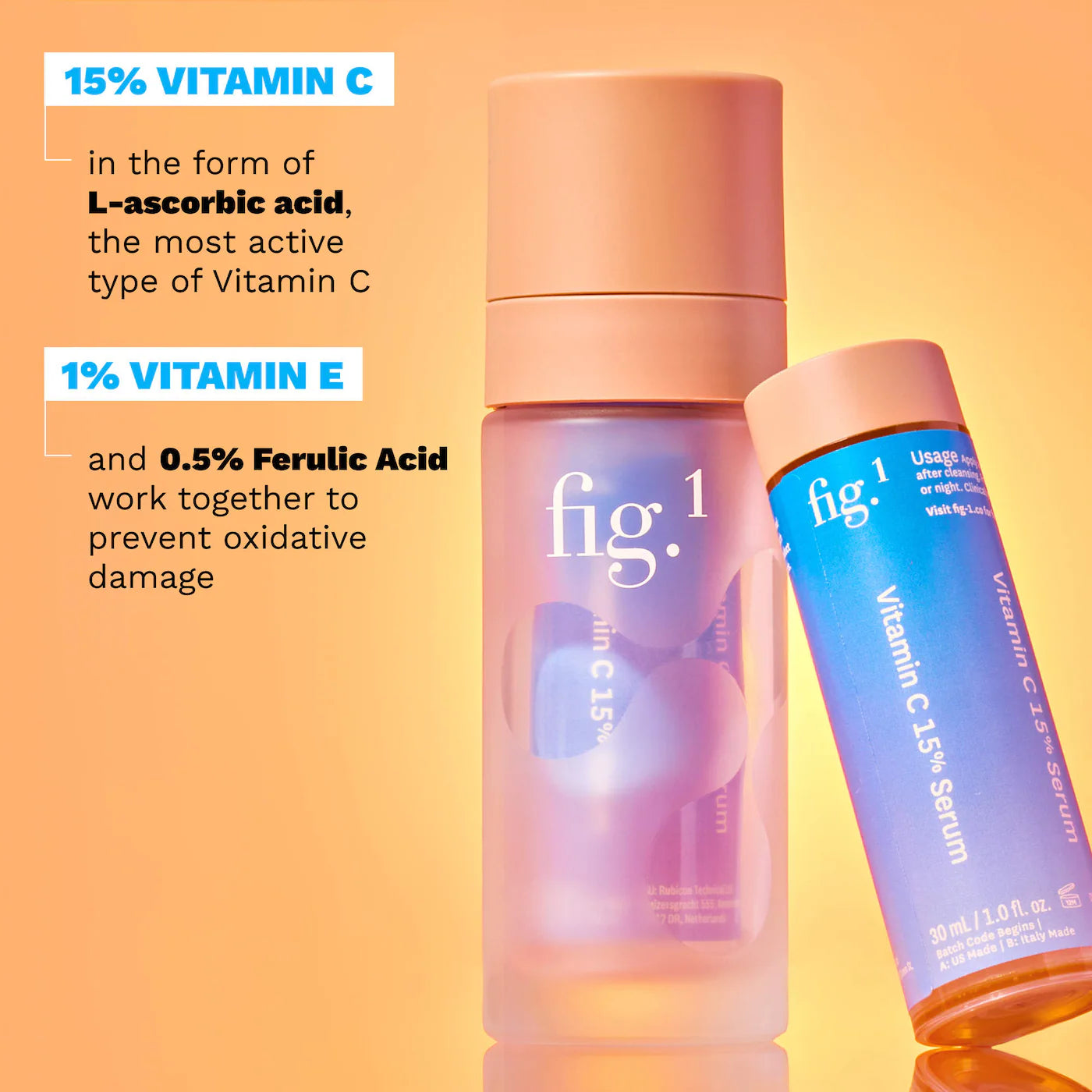 Vitamin C 15% Refillable Treatment Serum to Brighten and Smooth