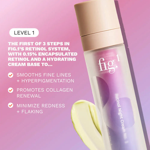 0.15% Retinol Refillable Night Cream for Fine Lines + Wrinkles
