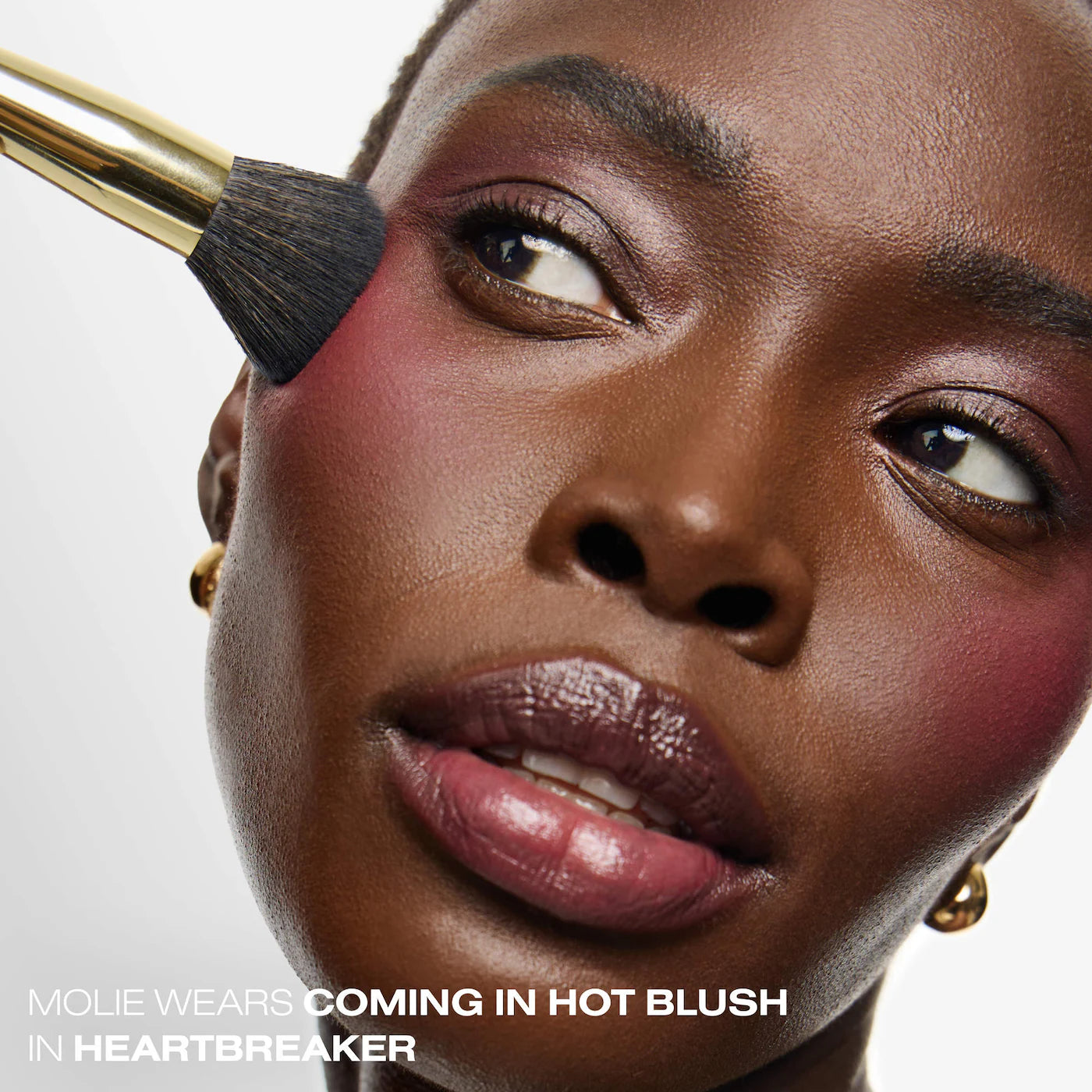 Dual Blush and Blur Precision Brush for Blushing and Lifting