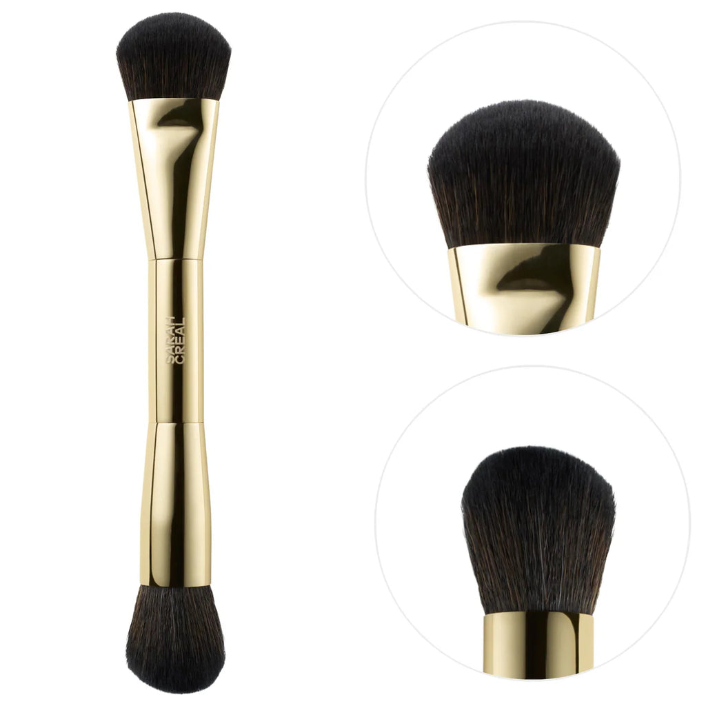 Dual Blush and Blur Precision Brush for Blushing and Lifting