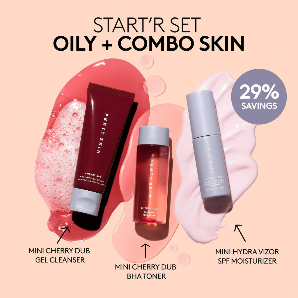 Travel-Size Start'r Set: Oily + Combo Skin Edition
