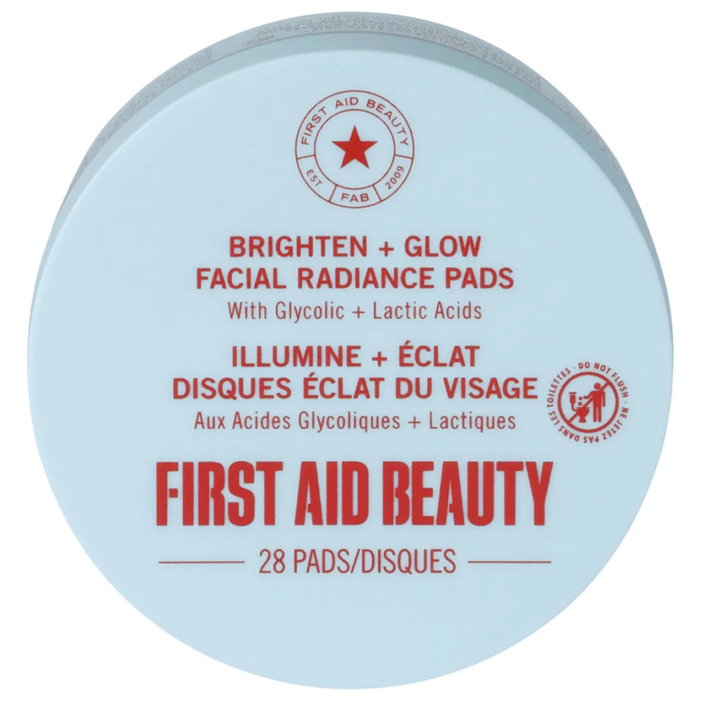 Brighten + Glow Facial Radiance Pads with Glycolic + Lactic Acids