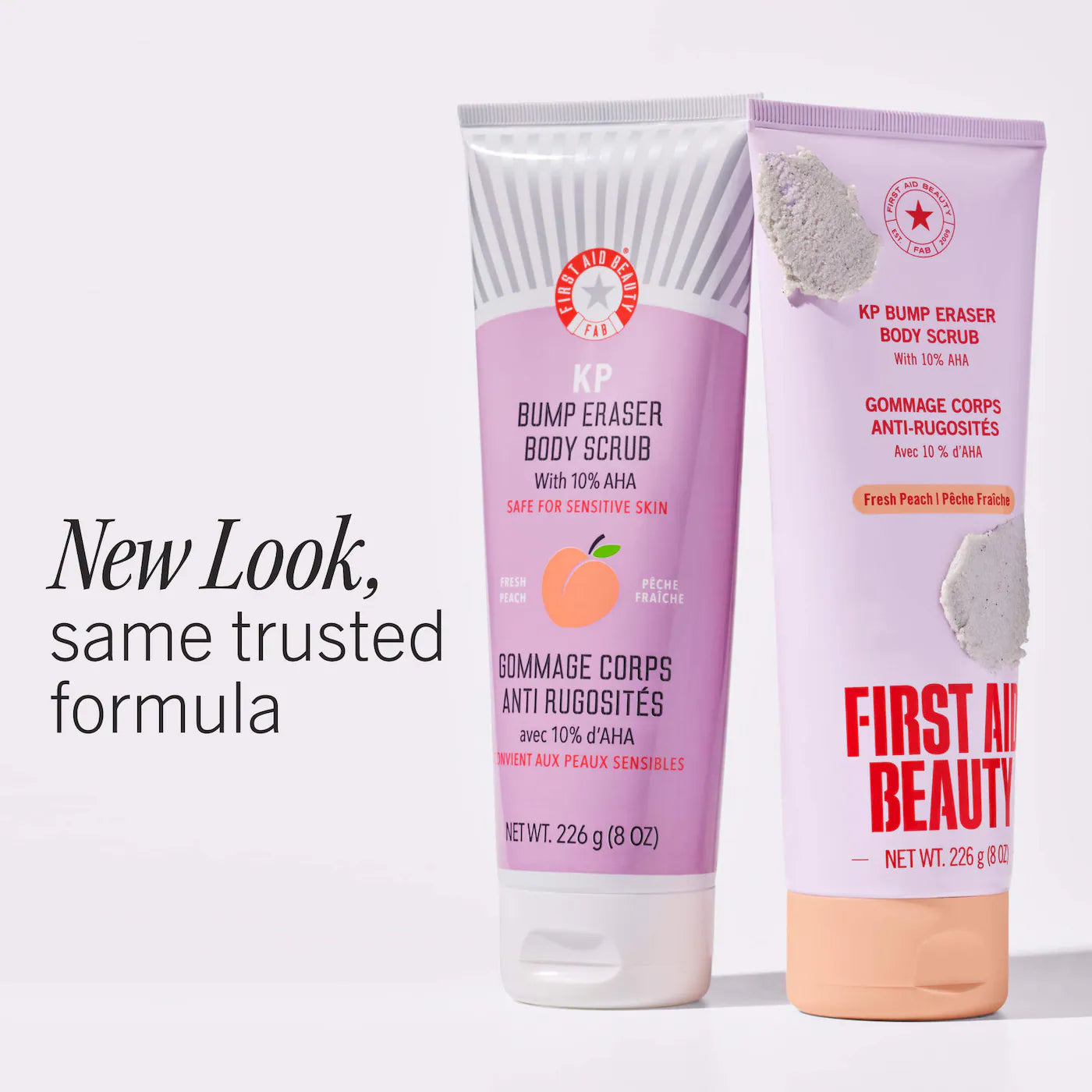 KP Bump Eraser Body Scrub with 10% AHA – Peach