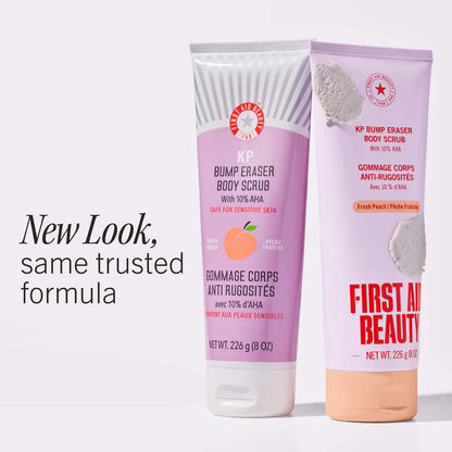 KP Bump Eraser Body Scrub with 10% AHA – Peach