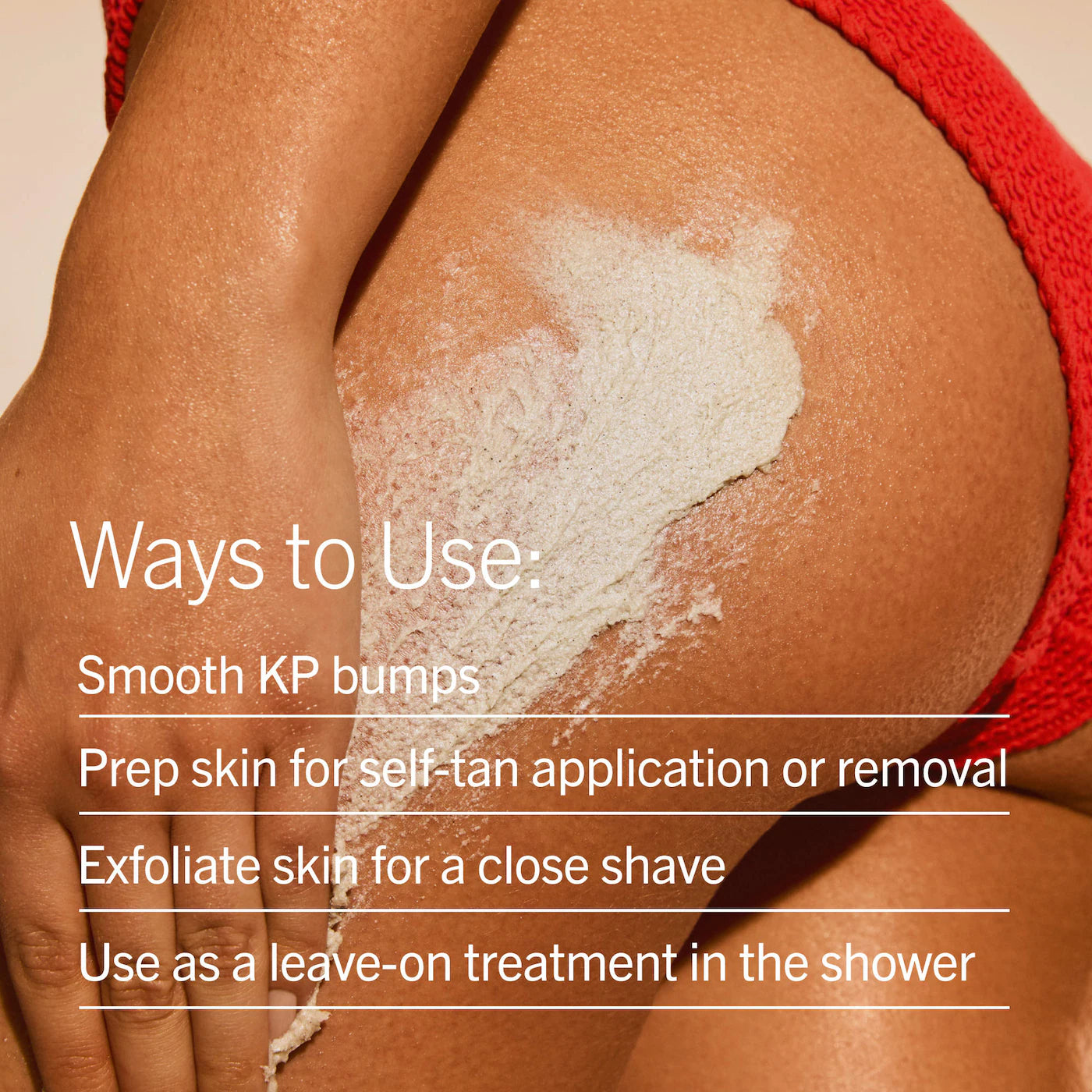KP Bump Eraser Body Scrub with 10% AHA – Peach