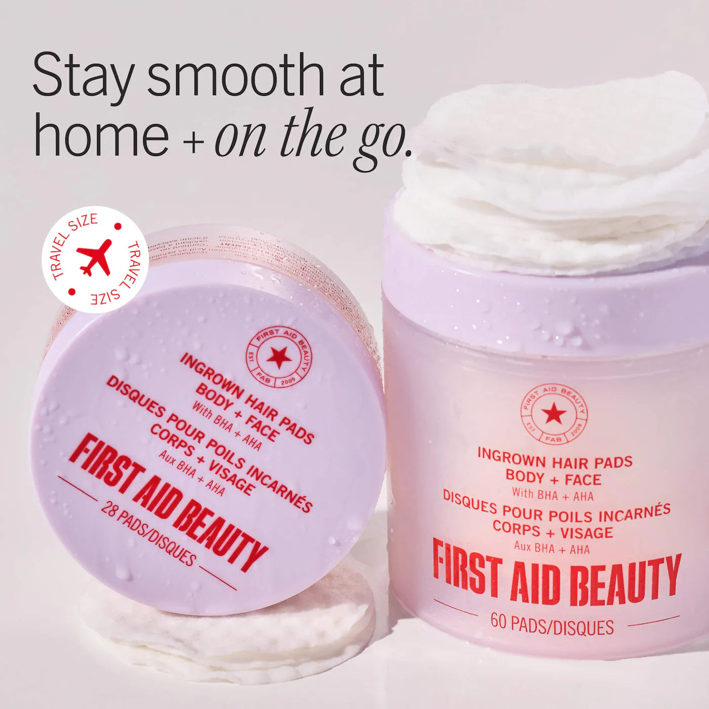 Ingrown Hair Pads with AHA + BHA for Body + Face
