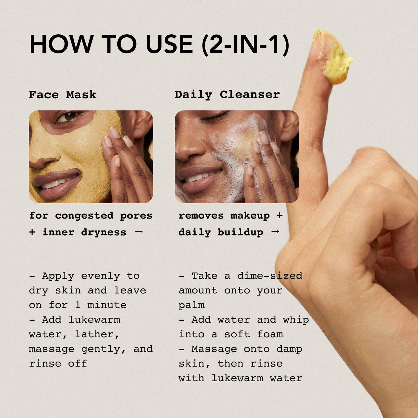 Yuzu Grapefruit Face Mask Cleanser + Vitamin C